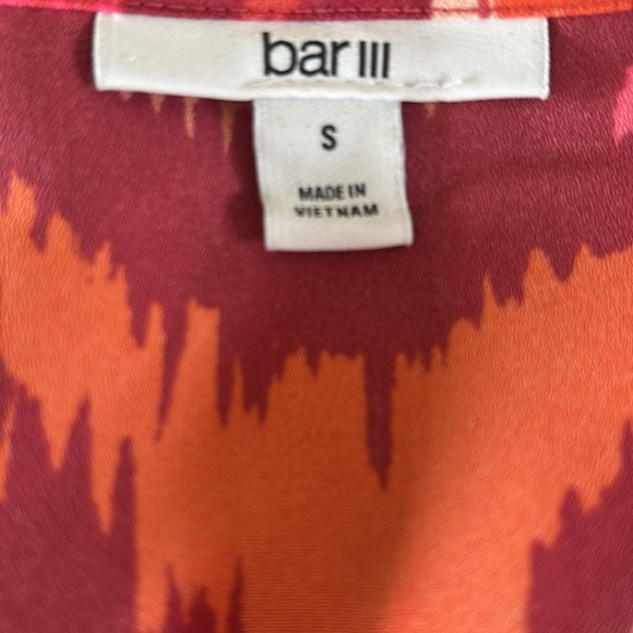 Bar III Flutter-Sleeve Wrap Pink Paisley Maxi Dress 0028 - Picture 9 of 9